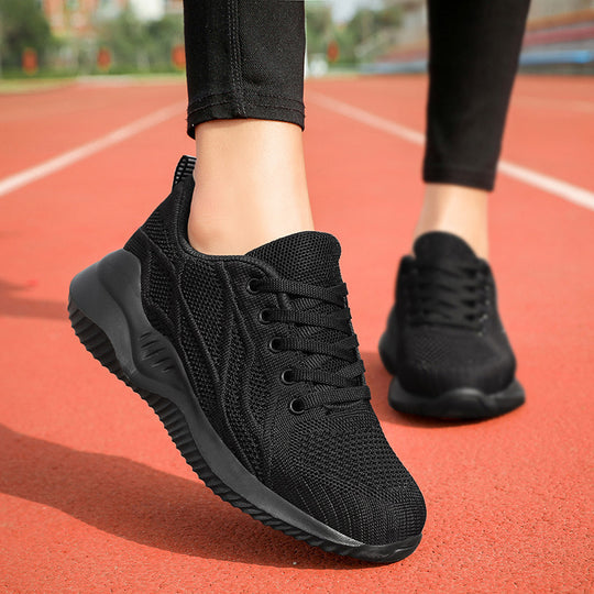 Damen Hochleistungs-Laufschuhe mit atmungsaktivem Obermaterial und stoßdämpfender Sohle EB