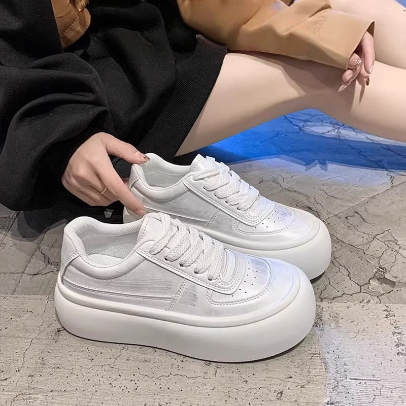 Damen Plateau Sneakers mit ergonomischer Sohle und atmungsaktivem Obermaterial EB