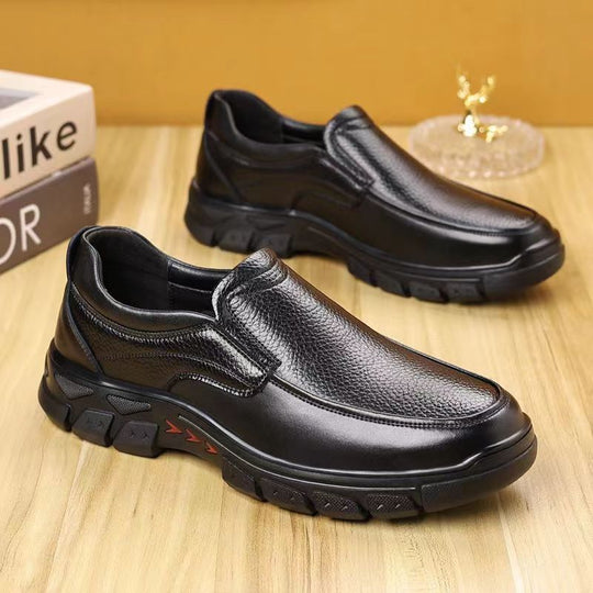 Damen Hochwertige Slip-On Lederschuhe mit ergonomischer Fußbettgestaltung EB