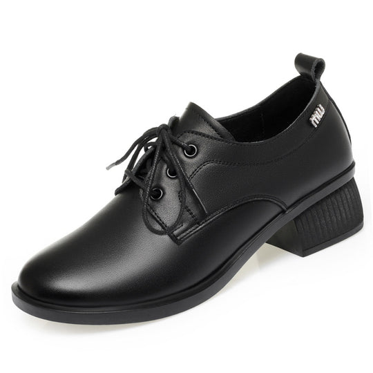 Damen Elegante Schnür-pumps mit komfortablem Blockabsatz und modischem Design EB