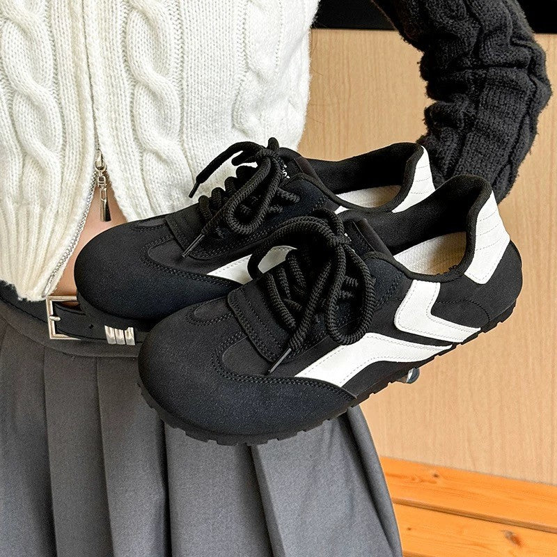 Damen Sportliche Freizeit-Sneaker mit atmungsaktiver Oberflächenstruktur EB