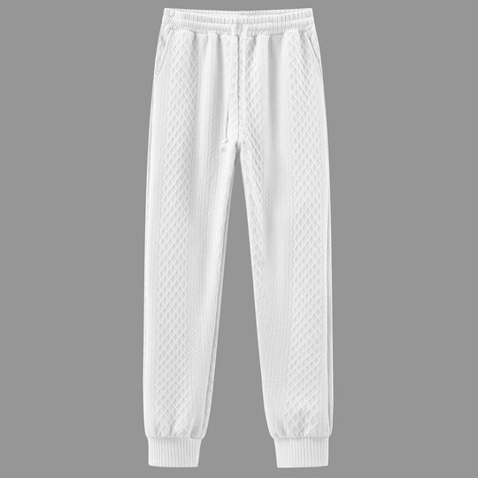 Herren Komfortable Strick-Jogginghose mit modernem Design und elastischem Bund EB