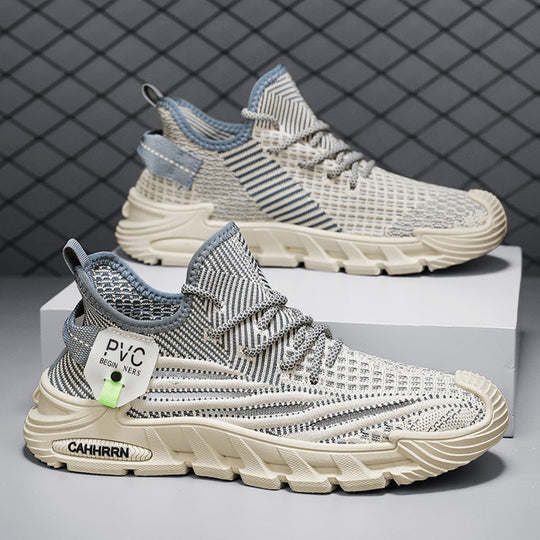 Damen Sportliche Athletik Sneakers mit atmungsaktiver Oberflächenstruktur EB