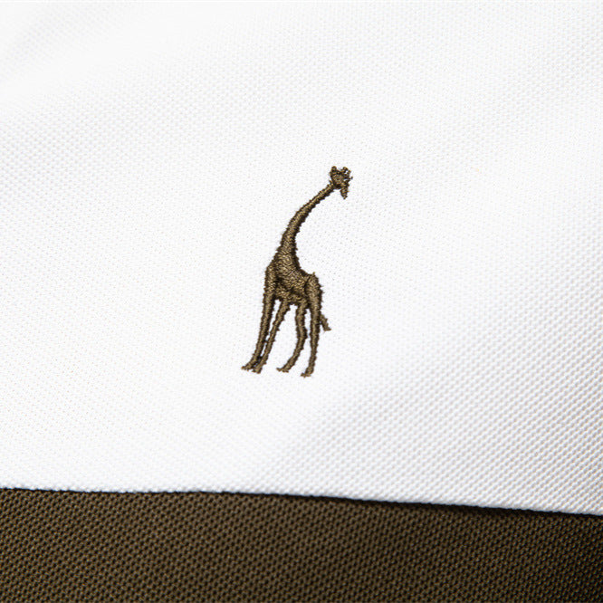 Herren Poloshirt mit modernem Blockdesign und hochwertiger Baumwollmischung EB