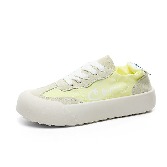 Damen Bequeme Sneakers mit erhöhte Sohle und atmungsaktiver Mesh-Oberfläche EB
