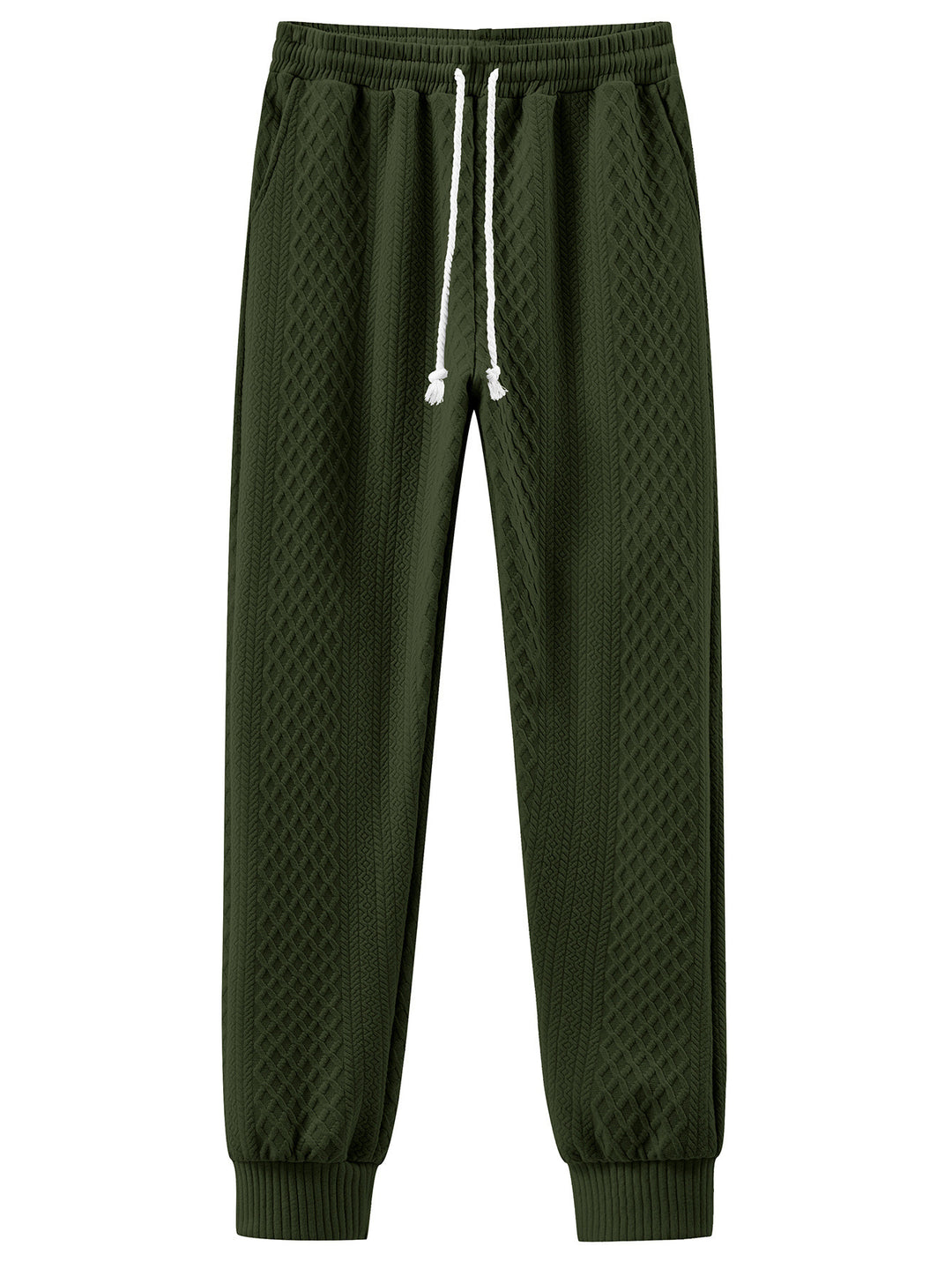 Herren Komfortable Strick-Jogginghose mit modernem Design und elastischem Bund EB