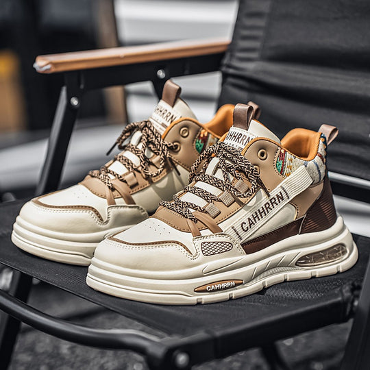 Herren hochgeschnittene Streetstyle-Sneaker mit Luftkapsel-Zwischensohle und tribal-gepolsterter Knöchelmanschette EB