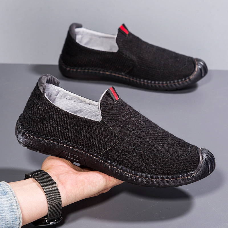 Damen Atmungsaktive Slip-On Freizeitschuhe mit flexiblem Fußbett EB