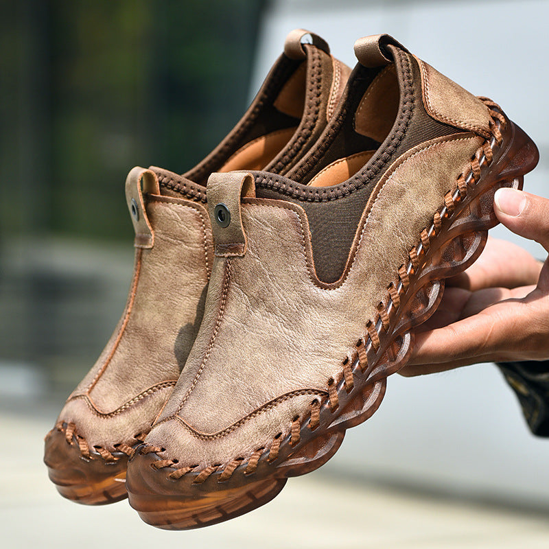 Herren Komfortable Slip-On Mokassins mit ihrem einzigartigen Design EB