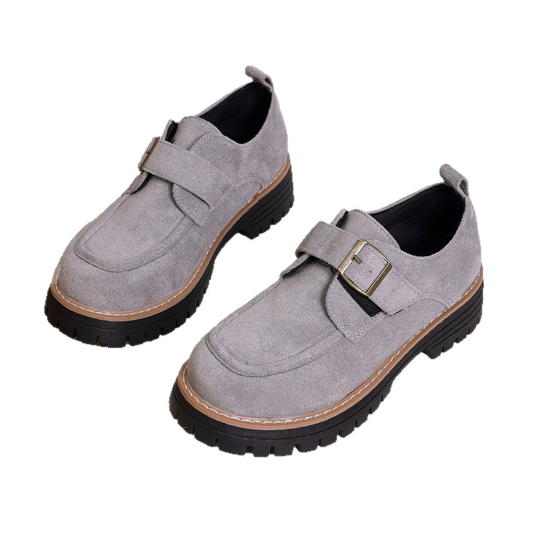 Damen Elegante und komfortable Mokassins mit modischem Schnallen-Detail EB