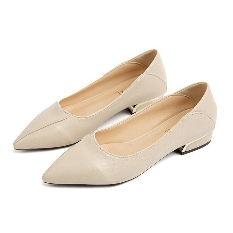 Damen Spitzen Ballerinas mit elegantem Blockabsatz EB