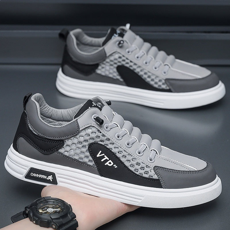Damen sportliche Sneaker mit atmungsaktivem Obermaterial und rutschfester Sohle EB