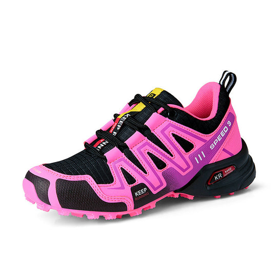 Damen Hochleistungs-Sport Sneakers mit atmungsaktiver Mesh-Oberfläche und rutschfester Sohle EB
