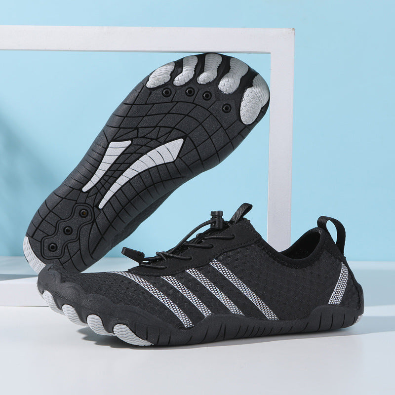 Damen Atmungsaktive Aquaschuhe mit rutschfester Sohle und flexiblem Design EB