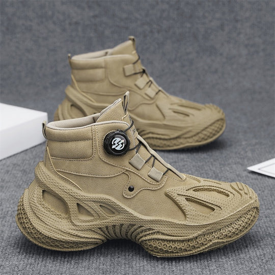 Damen stylische High-Top Sneakers mit dynamischem Sohlendesign EB