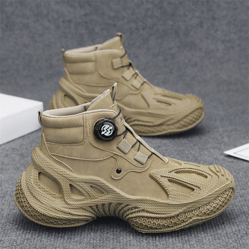 Damen stylische High-Top Sneakers mit dynamischem Sohlendesign EB