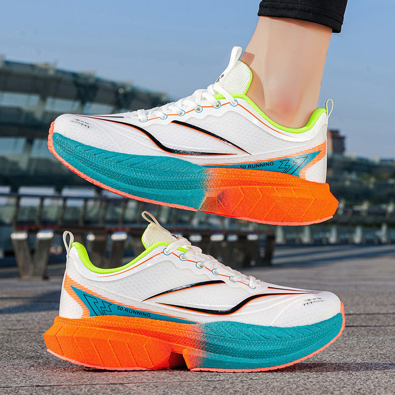 Damen Hochleistungs-Runningschuhe mit atmungsaktiver Oberflächenstruktur und dämpfender Sohle EB