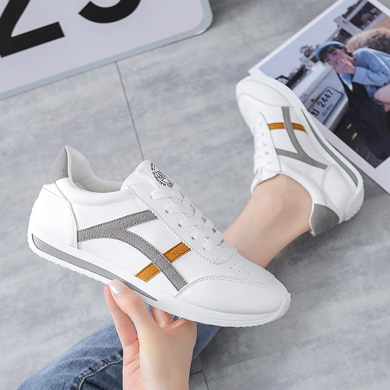 Damen modische Sneaker mit sportlichem Design und atmungsaktiver Sohle EB