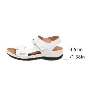 Damen Komfortable Sandalen mit verstellbaren Klettverschlüssen EB