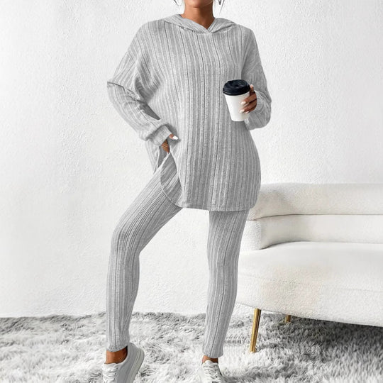 Damen lässiges Sweatshirt und Leggings Set mit hohem Tragekomfort EB