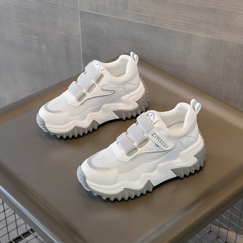 Damen Sportliche Trend-Sneaker mit gepolsterter Sohle und rutschfester Laufsohle EB