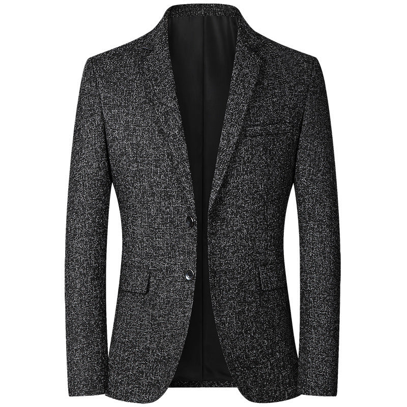 Herren moderner und eleganter Blazer aus Strukturstoff EB