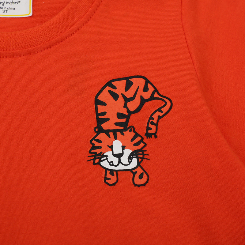 Mädchen T-Shirt mit verspieltem Tiermotiv EB