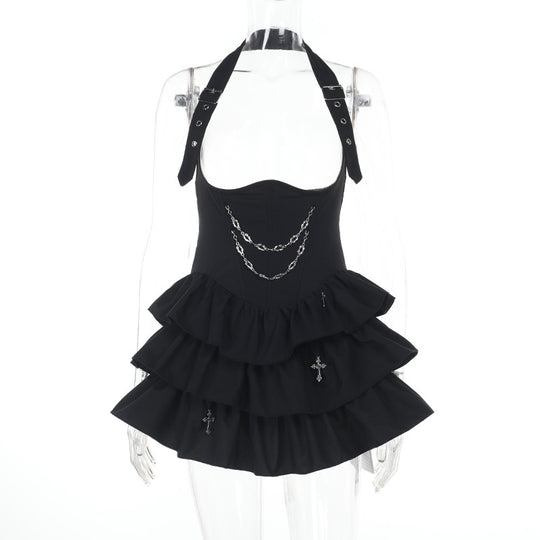 Damen figurbetonte Bluse mit Rüschendetails und Schnürung EB