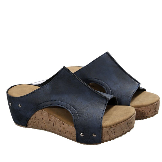 Damen modische Pantolette mit geschmackvollem Riemchen-Design EB