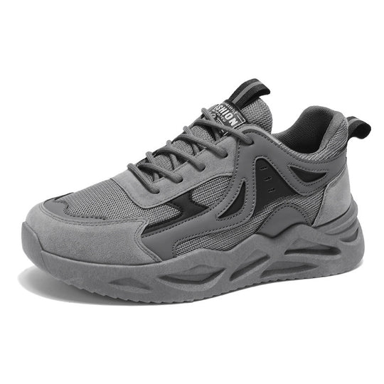 Damen Sportliche Sneakers mit atmungsaktiver Oberflächenstruktur und robustem Sohlenprofil EB