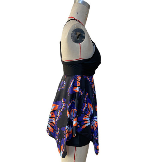 Damen Schwimmkleid mit modischem Schmetterlingsdesign EB