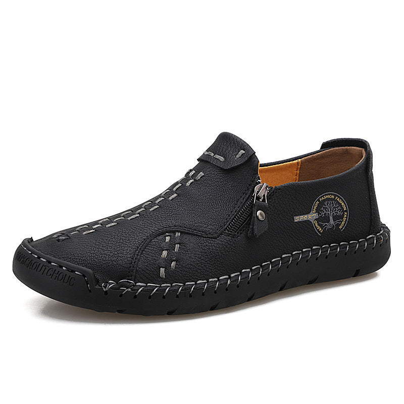 Herren lässige Leder Slipper EB