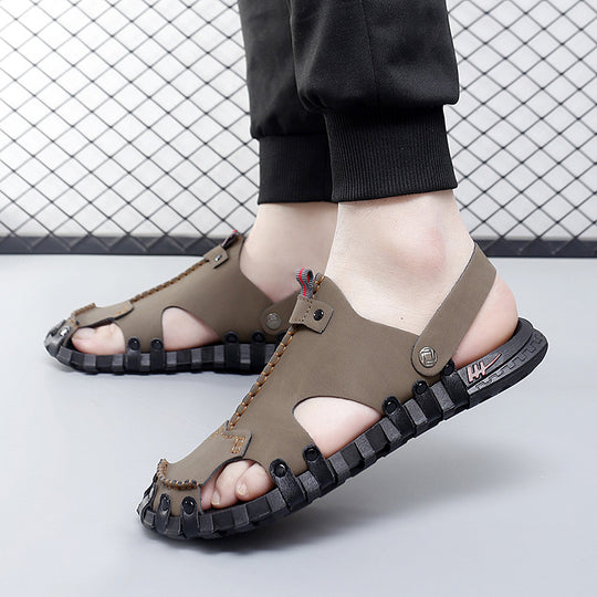 Damen freizeitorientierte Sandalen mit rutschfester Sohle und verstellbarem Riemen EB