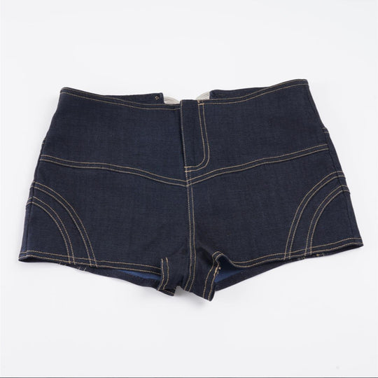 Damen Denim-Shorts mit hohem Bund und stylischem Schnitt EB