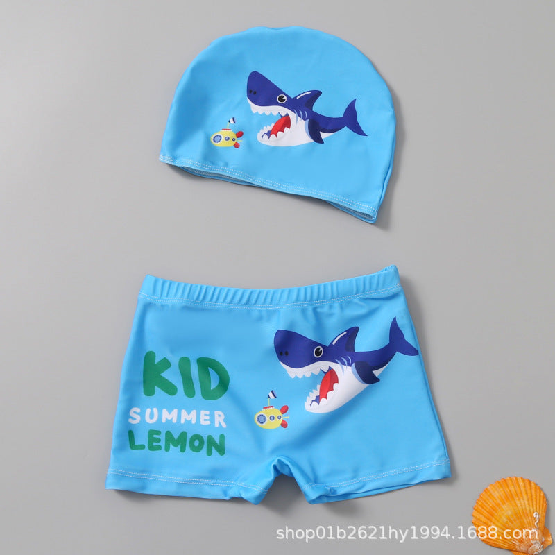 Jungen Schwimmset mit fröhlichem Dinosaurier-Motiv EB