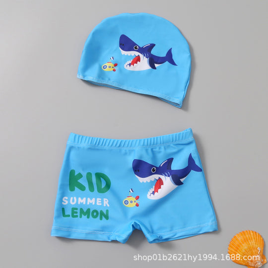 Jungen Schwimmset mit fröhlichem Dinosaurier-Motiv EB