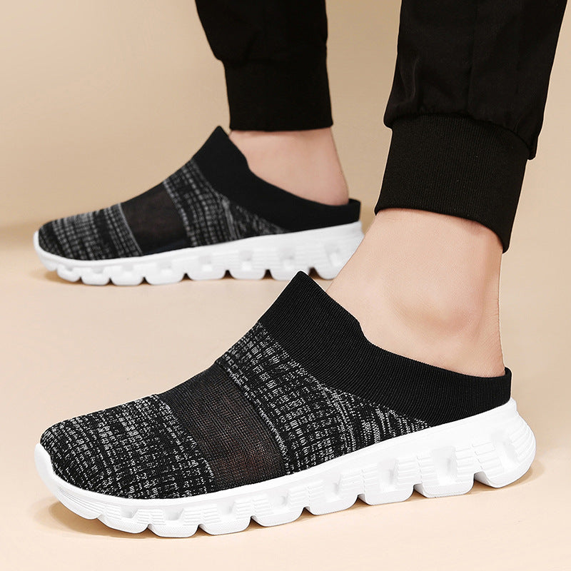 Damen Freizeitschuhe mit flexiblem Strick-Obermaterial und rutschfester Laufsohle EB