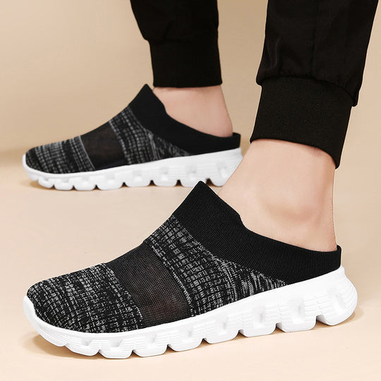 Damen Freizeitschuhe mit flexiblem Strick-Obermaterial und rutschfester Laufsohle EB