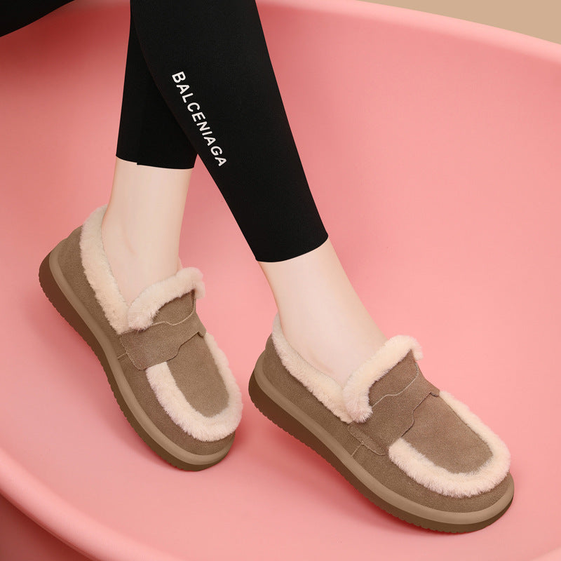 Damen warme Hausschuhe mit weichem Futter EB