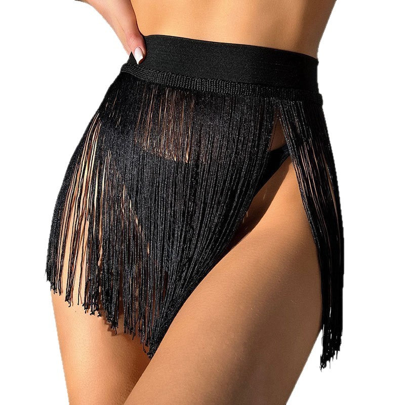 Damen Fransen Minirock EB