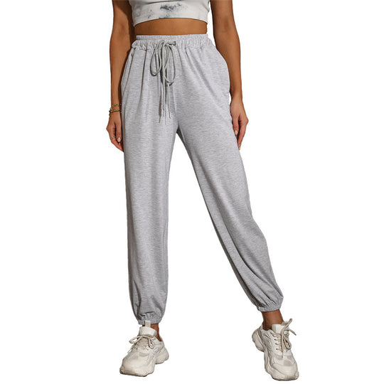 Damen Freizeithose mit Gummibund und seitlichen Eingrifftaschen EB