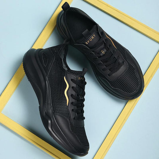 Damen Sportliche Mesh-Laufschuhe mit dämpfender Sohle EB