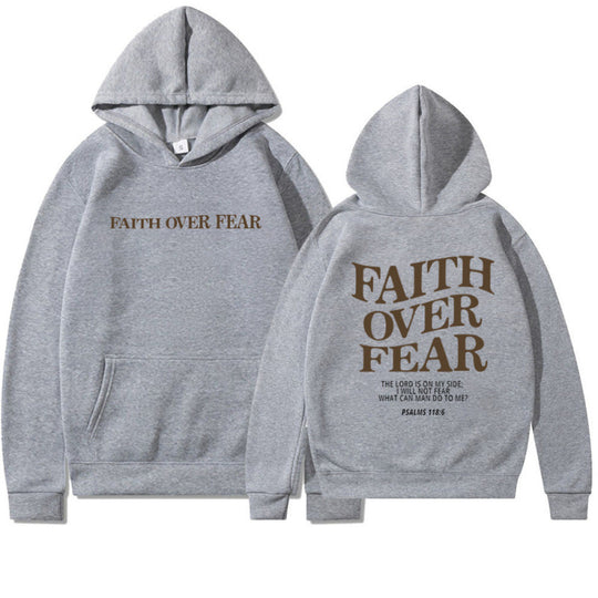 Damen Kapuzenpullover mit inspirierendem Schriftzug und hochwertiger Baumwolle EB