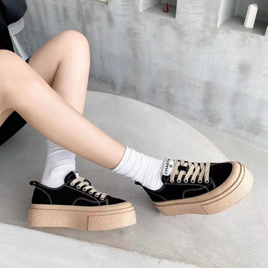 Damen Plattform Sneakers EB