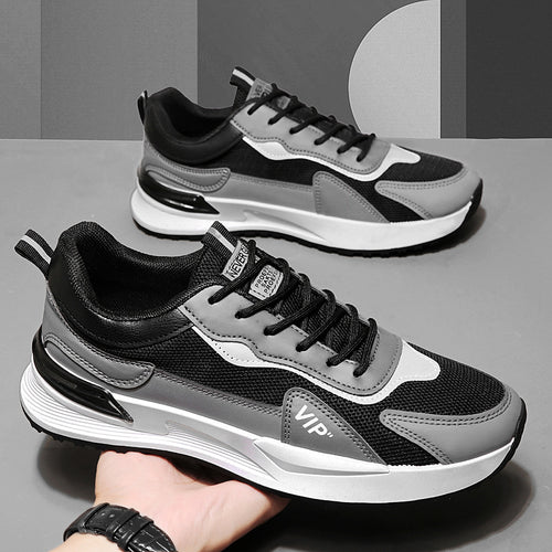 Damen Sportliche Sneakers mit atmungsaktiver Mesh-Oberfläche und stoßdämpfendem Profil EB