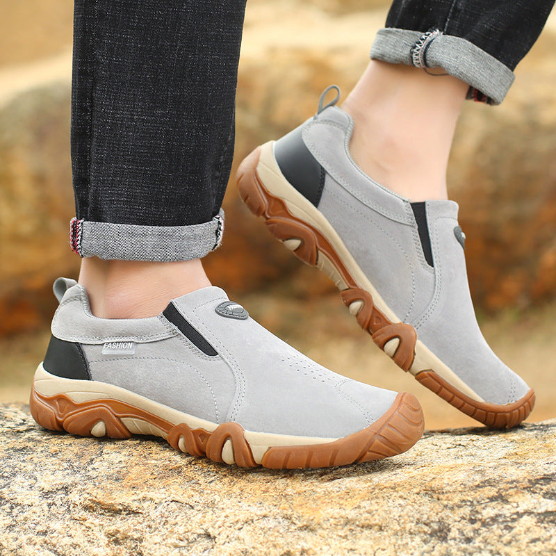 Damen bequeme Slip-On Sneakers mit atmungsaktiver Oberfläche EB