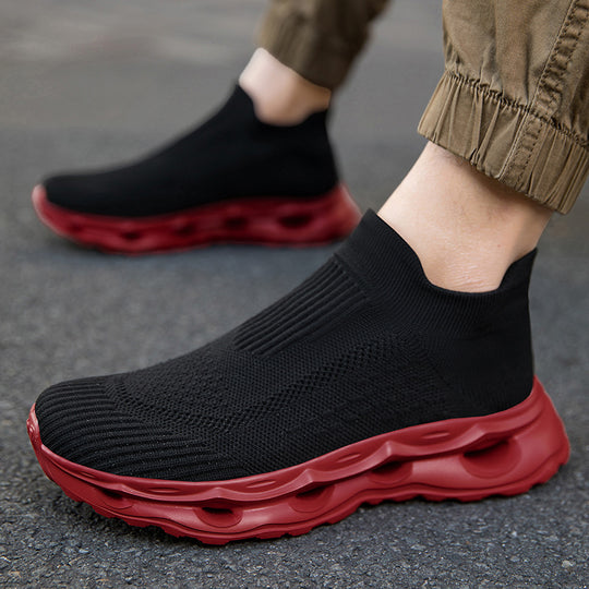 Damen Hochentwickelte Sportliche Sneakers mit elastischem Strickoberteil und dämpfender Sohle EB