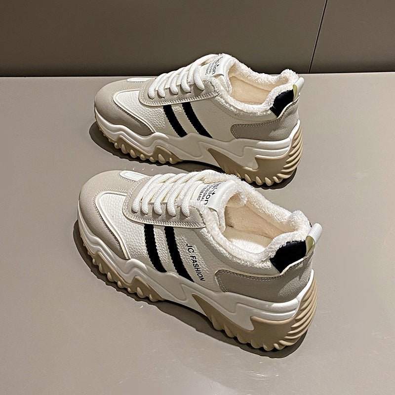 Damen modische Sneakers mit atmungsaktivem Mesh-Obermaterial und dämpfender Laufsohle EB