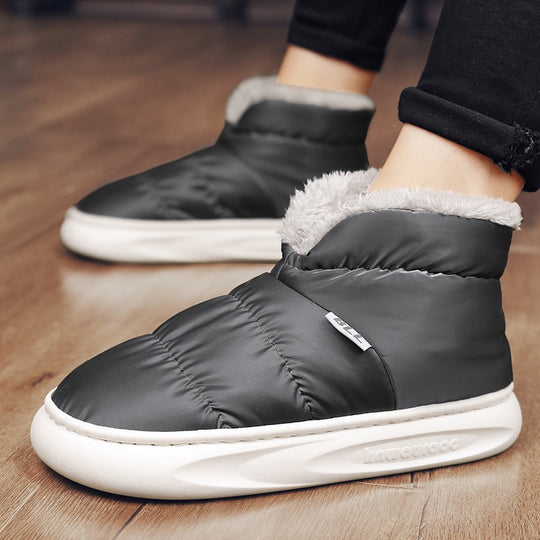 Damen kuschelige Hausschuh-Stiefel EB