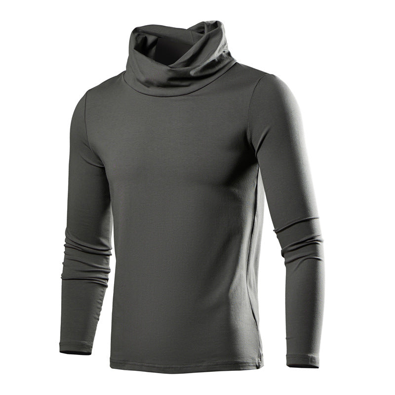 Damen elegante Rollkragen-Tunika mit langem Arm EB